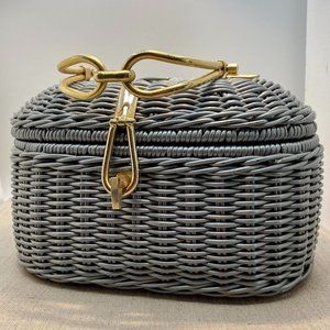 Vintage "LEWIS" Basketweave Handbag